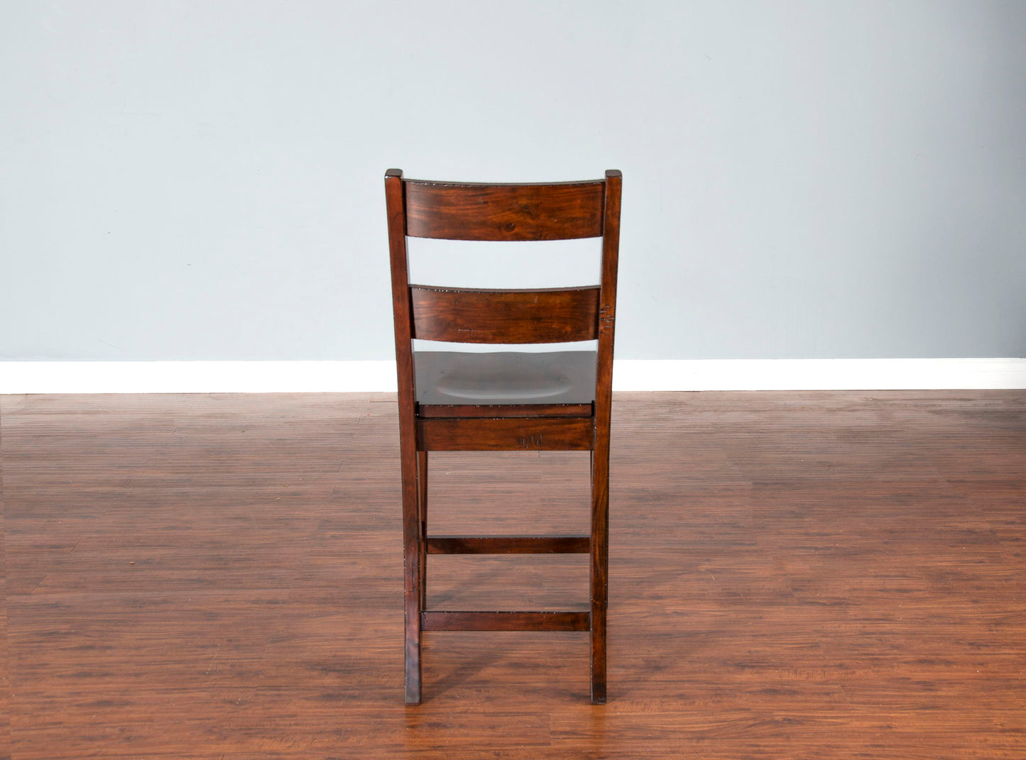 Vineyard - Ladderback Barstool - Dark Brown