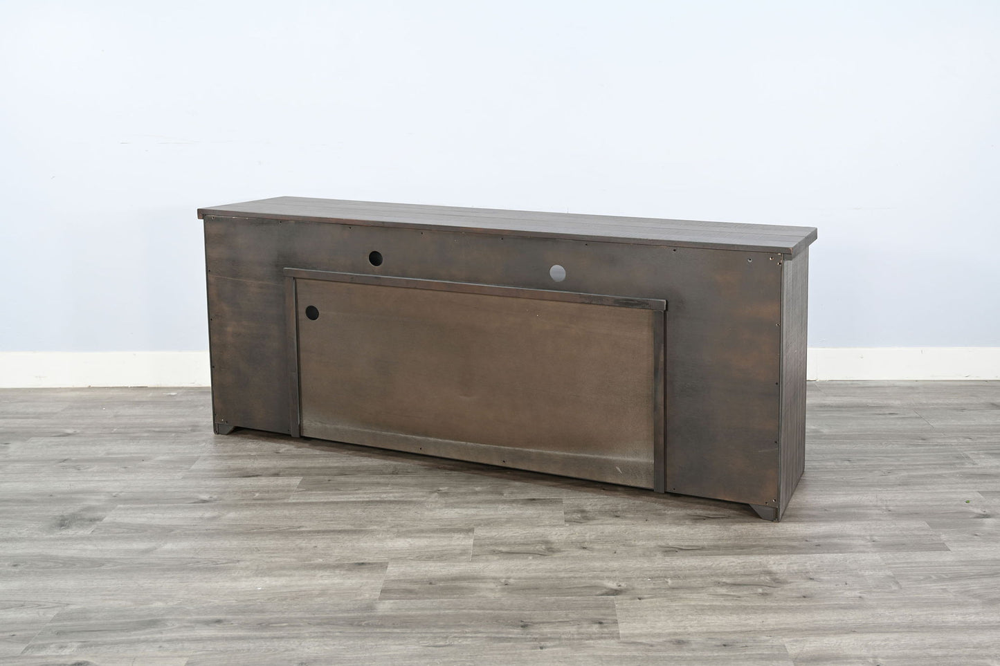 Homestead Hills - Media Console - Tobacco Leaf / Gray