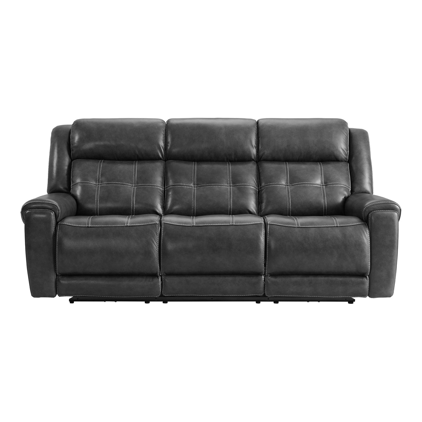 Regis - Dual-Power Sofa - Baron Charcoal