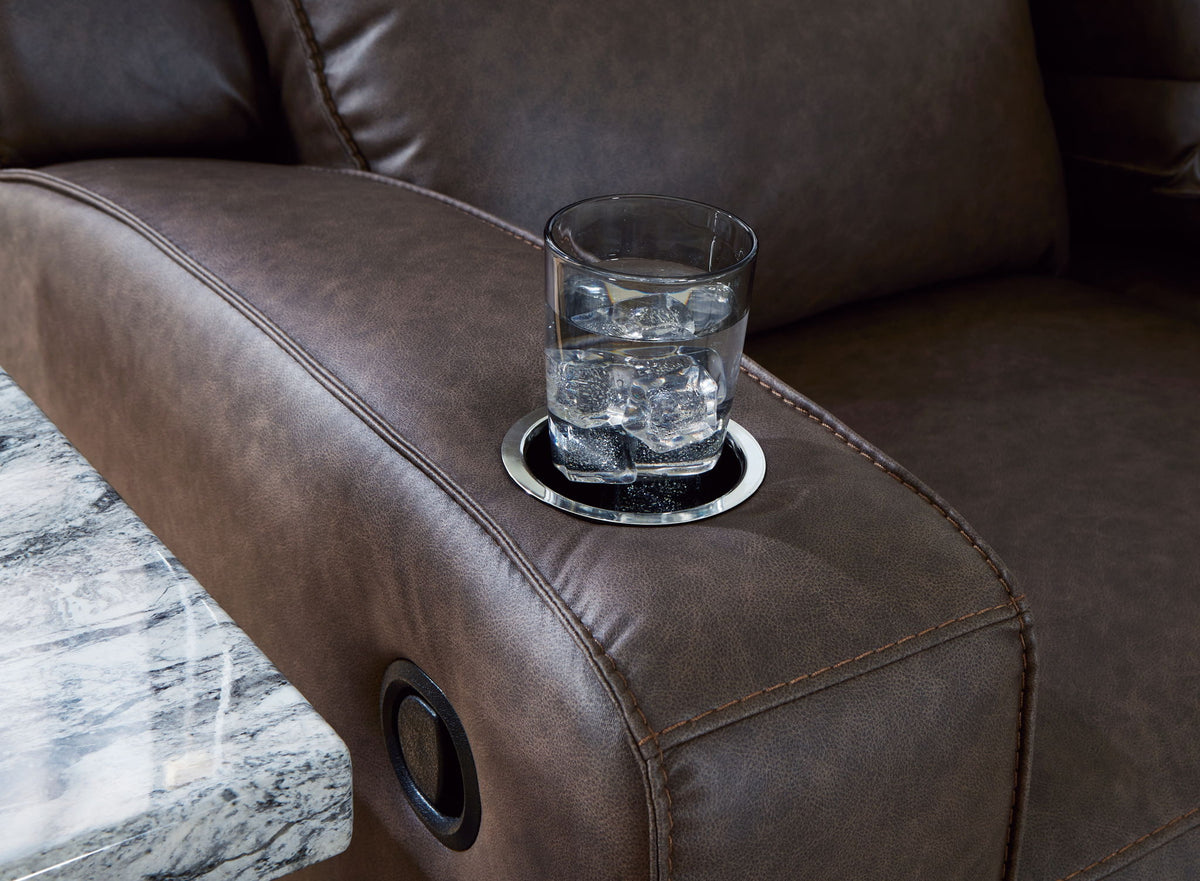 Lavenhorne - Reclining Sofa With Drop Down Table