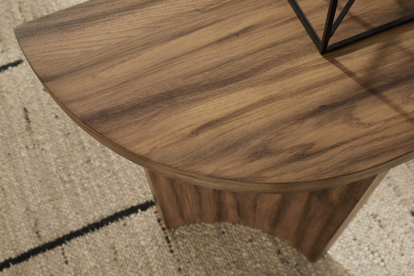 Austanny - Sofa Table - Warm Brown