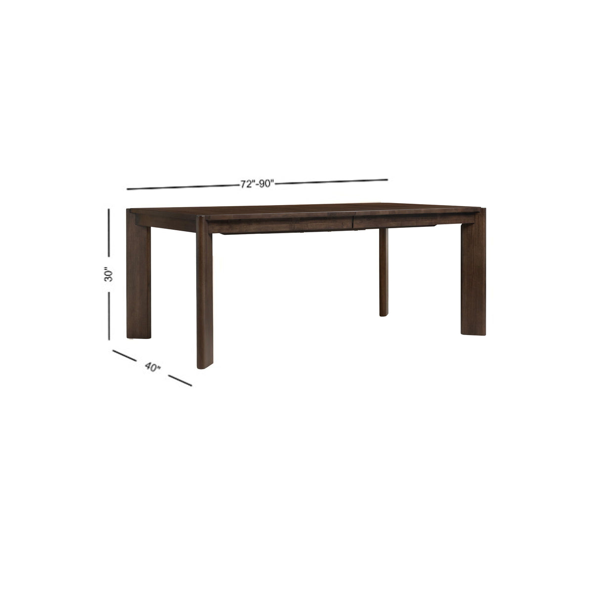 West End - Fin Leg Butterfly Table