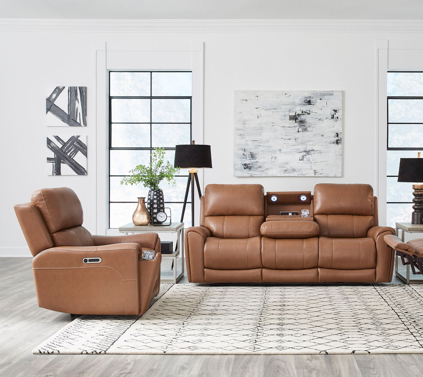 Hancock - Zero Gravity Power Reclining Sofa Set