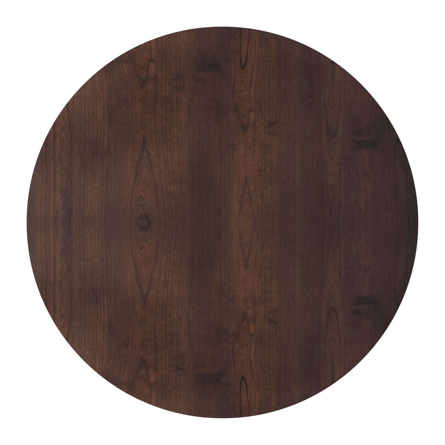 Tioga - 47" Round Table - Brown Cherry
