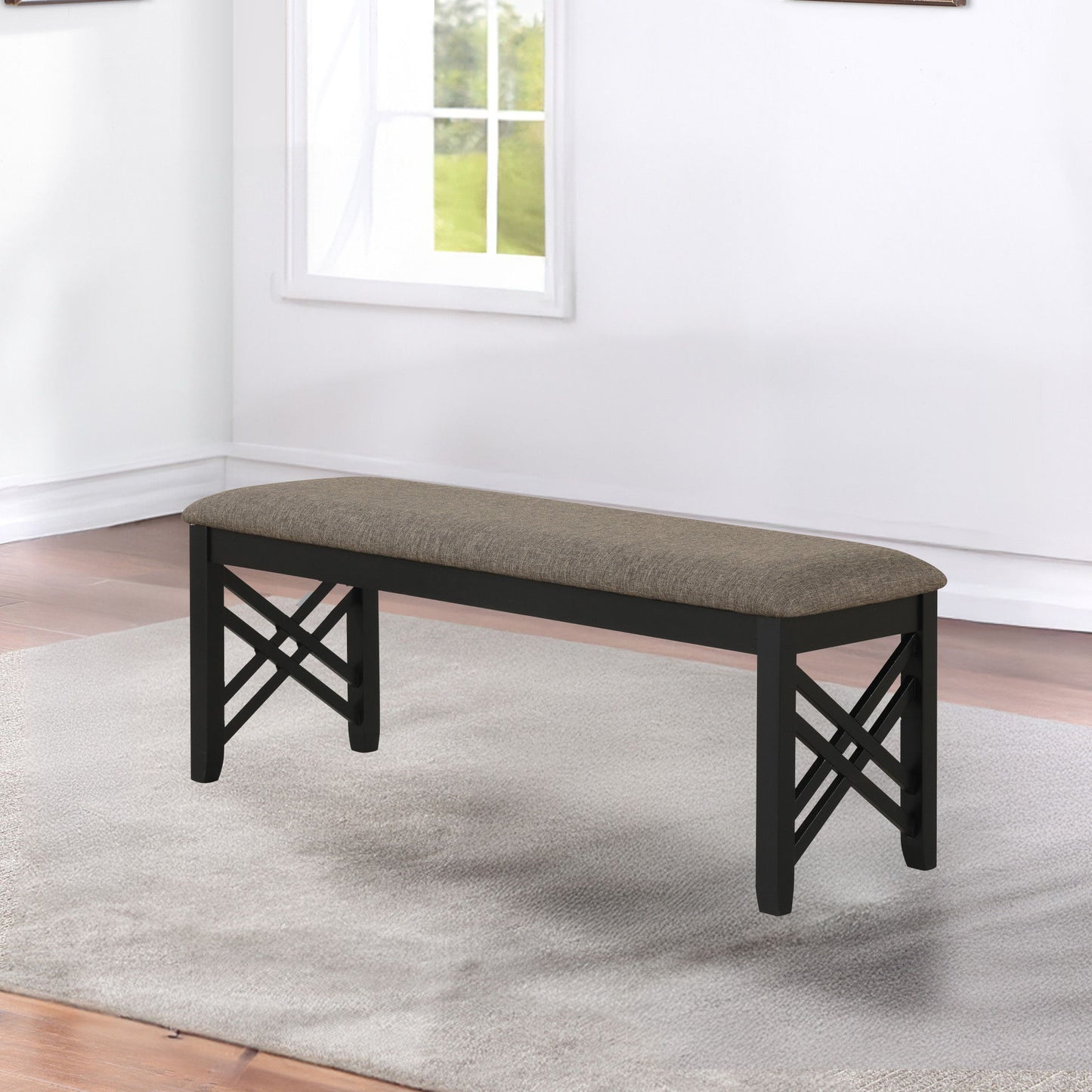 Potomac - Dining Bench - Brown / Black