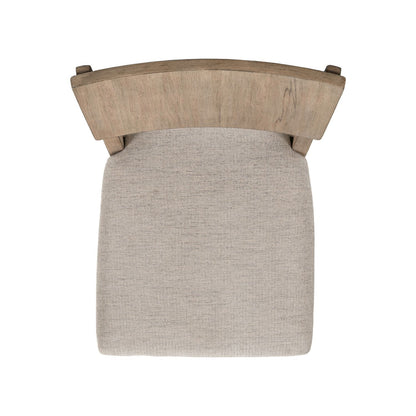 Proximity Place - Panel Back Side Chair - Barley Buff