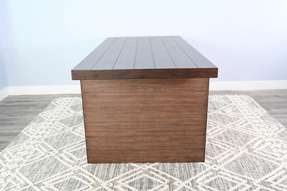 Boise - Counter Wood Dining Table - Tobacco Leaf / Buckskin