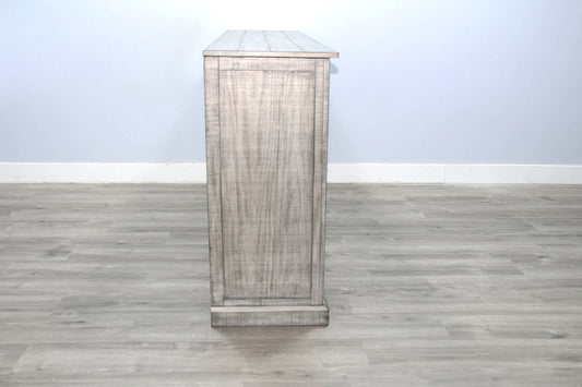 Homestead Hills - Media Console - Tobacco Leaf / Alpine Gray