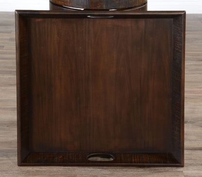 Homestead - Ottoman Tray - Tobacco Leaf
