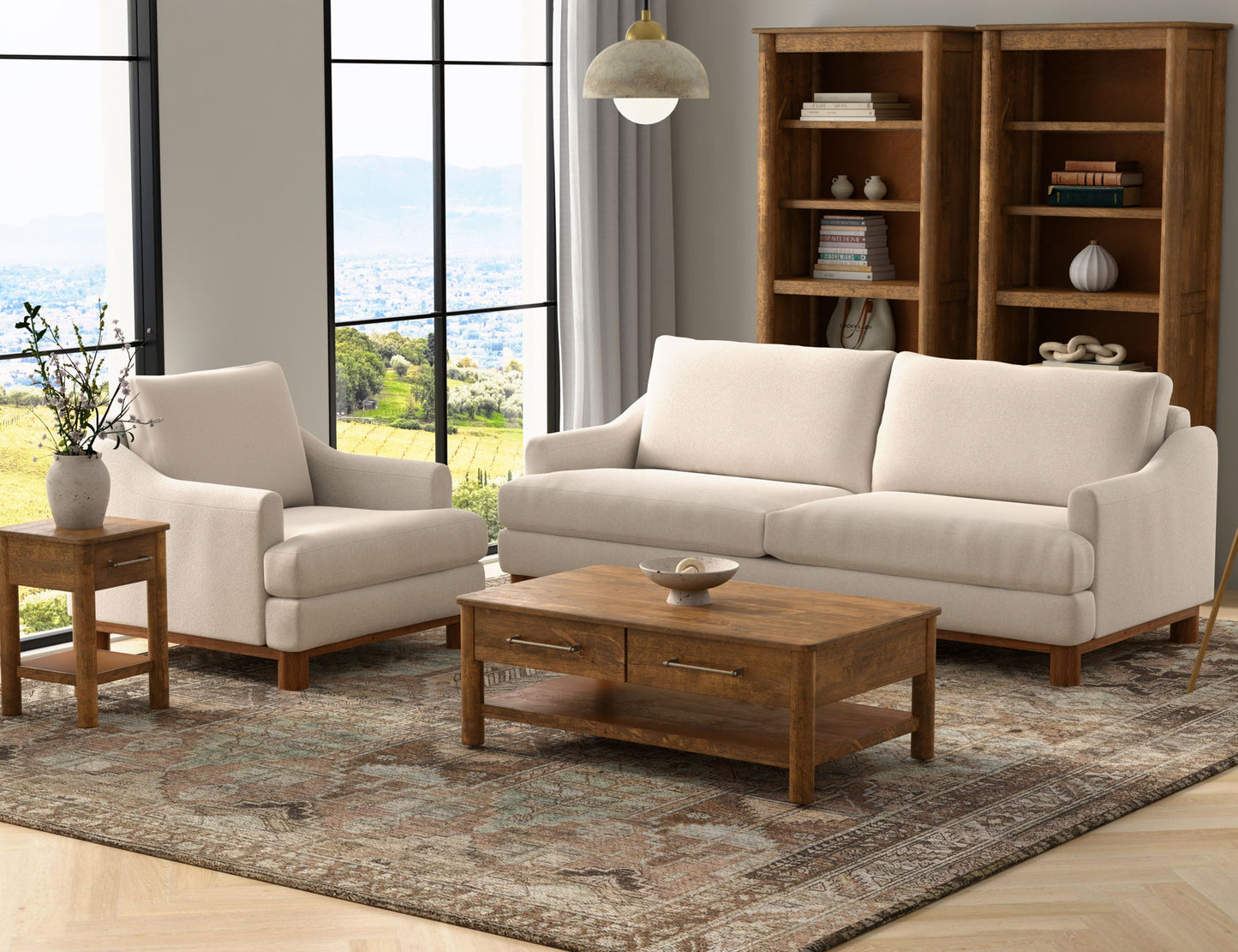 Olimpia - Sofa - Towny Brown