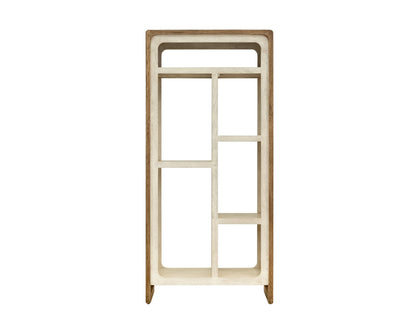 Evoke - Bookcase - Ivory / Brown