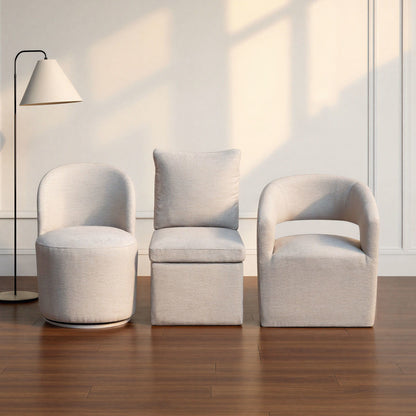 Upholstered Dining Chair Pillow Back