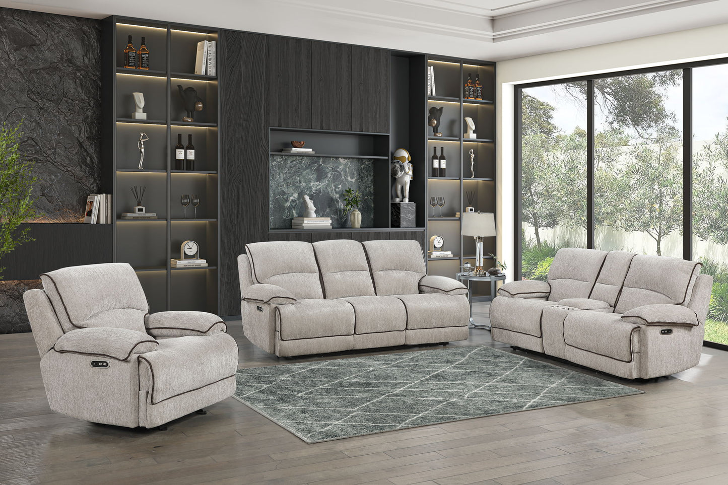 Camden - Dual Reclining Console Loveseat