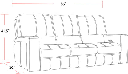 Rockford - Power Reclining Sofa Set