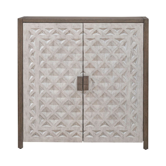 Chatfield - Accent Console - Antique White / Tobacco