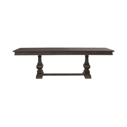 Paradise Valley - Trestle Table - Dark Brown