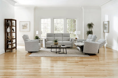 Radius - Power Reclining Sofa - Mineral