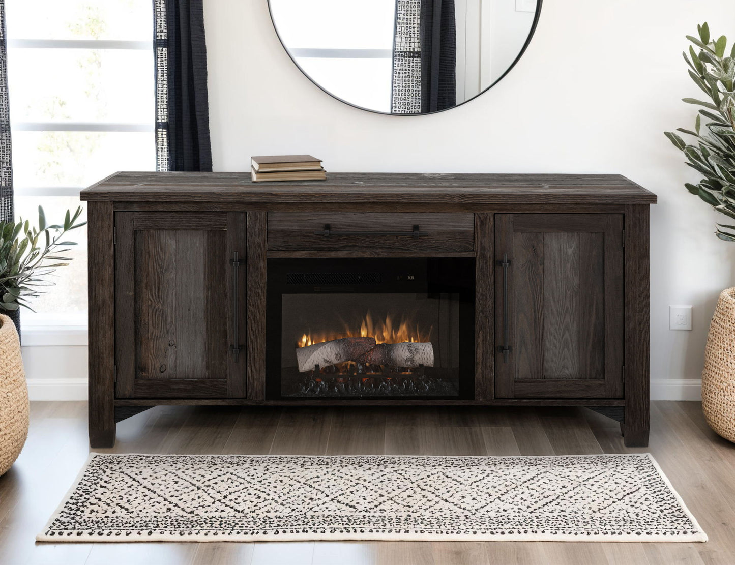 Town - Electric Fireplace - Multi
