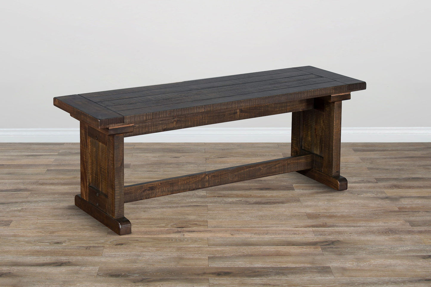 Homestead - Wood Side Bench - Tobacco Leaf