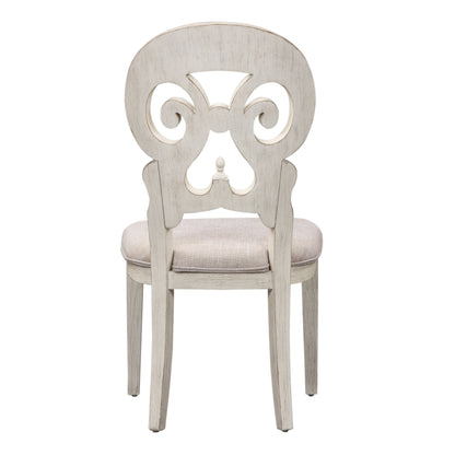 Farmhouse Reimagined - Splat Back Side Chair - White