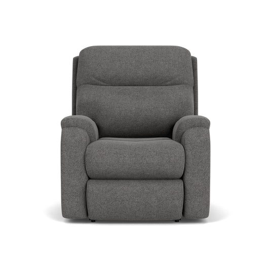 Penn - Fabric Power Rocking Recliner With Power Headrest & Lumbar
