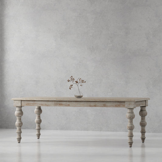 Crossings - Eden Rectangular Dining Table With 4 Upholstered Chairs - Toasted Tumbleweed & Pearl Silver