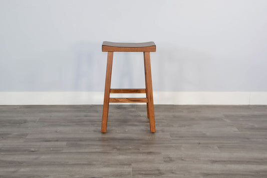 Sedona - Saddle Seat Stool With Wood Seat