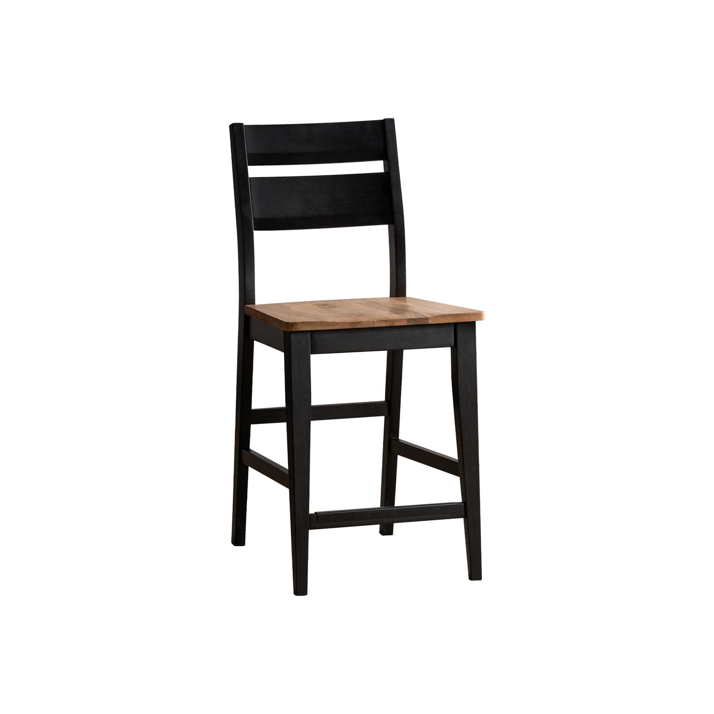 Austin - Panel Stool - Natural Mango Wood