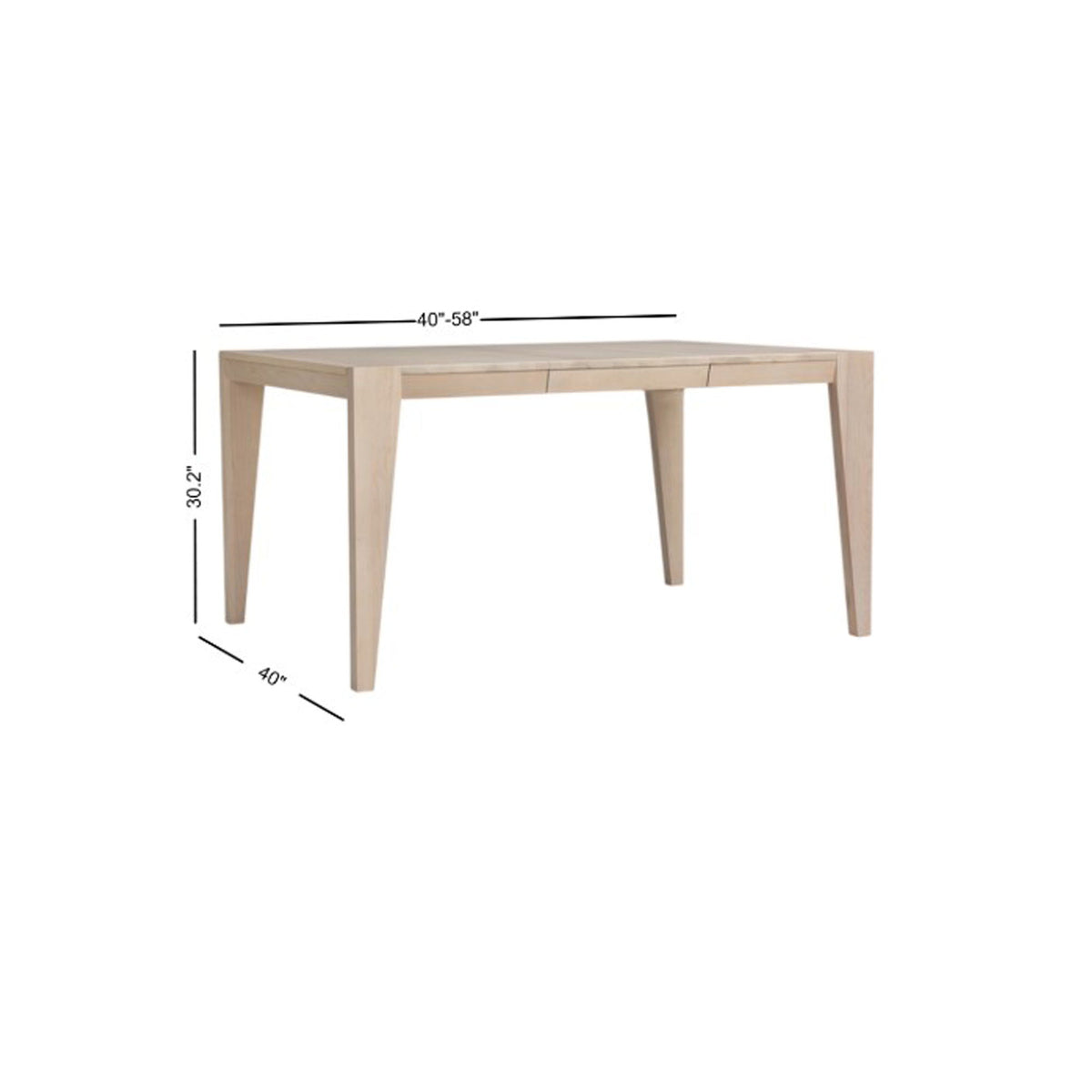 West End - Leg Table With Butterfly Leaf