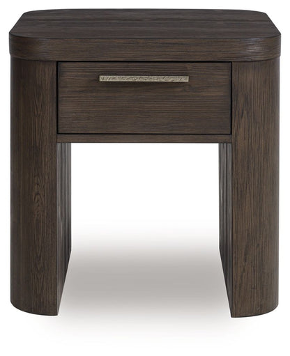 Neo - Rich Brown - Square End Table