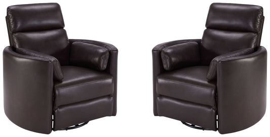 Radius - Cordless Power Swivel Glider Recliner (Set of 2)