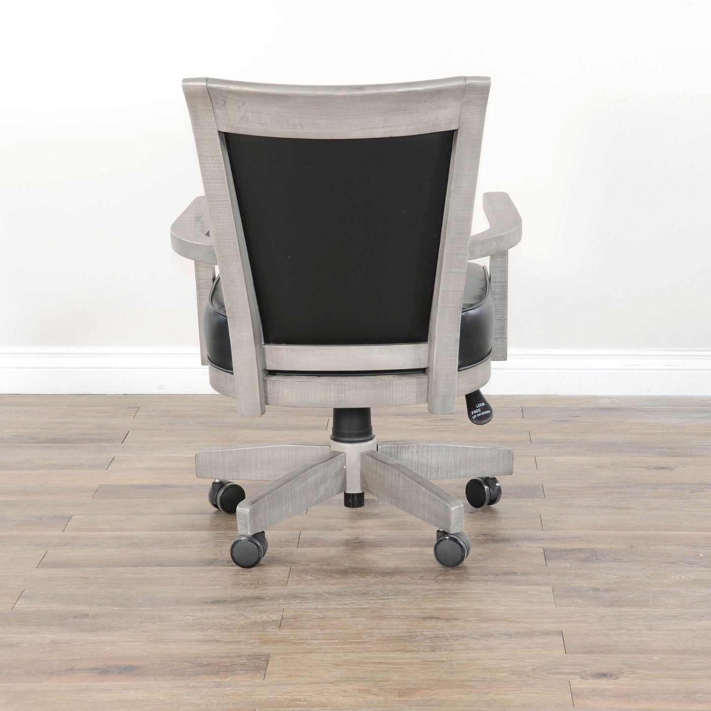 Alpine - Game Chair With Casters, Cushion Seat & Back - Gray