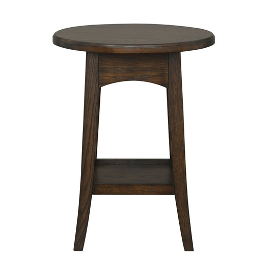 Sylvie - Accent Table - Dark Brown