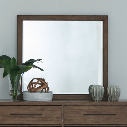 Shaker Lakes - Landscape Mirror - Harvest Brown