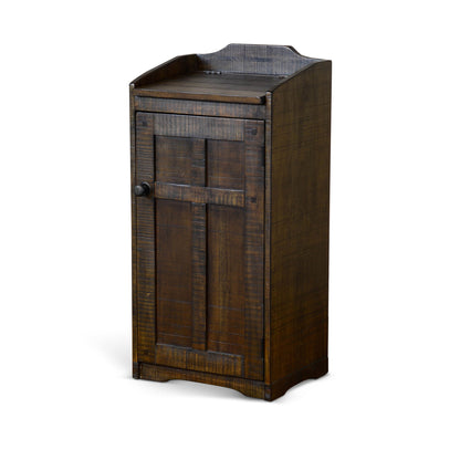 Homestead - Wood House Trash Box - Tobacco Leaf
