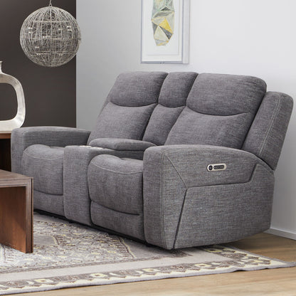 Ridge - Power Reclining Loveseat With Console And Power Headrests
