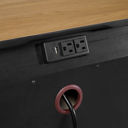 Newport - Nightstand - Natural Oak