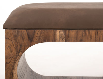Balam - Upholstered Bench - Light Brown