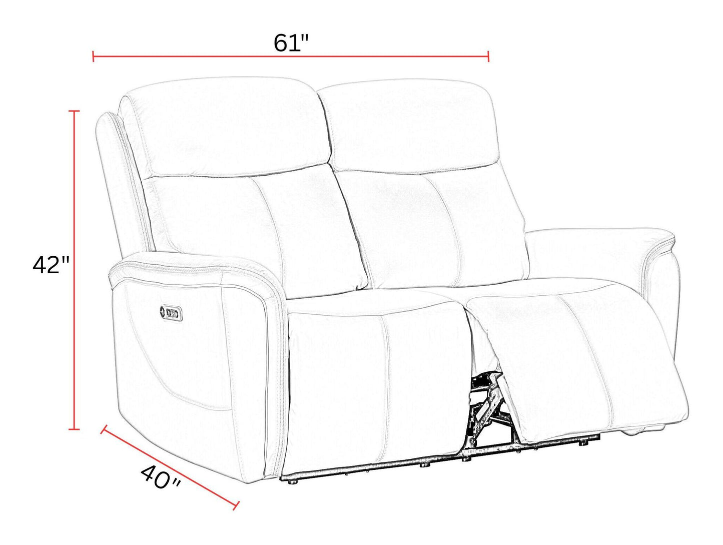 Cascade - Power Reclining Loveseat