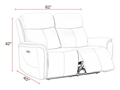 Cascade - Power Reclining Loveseat