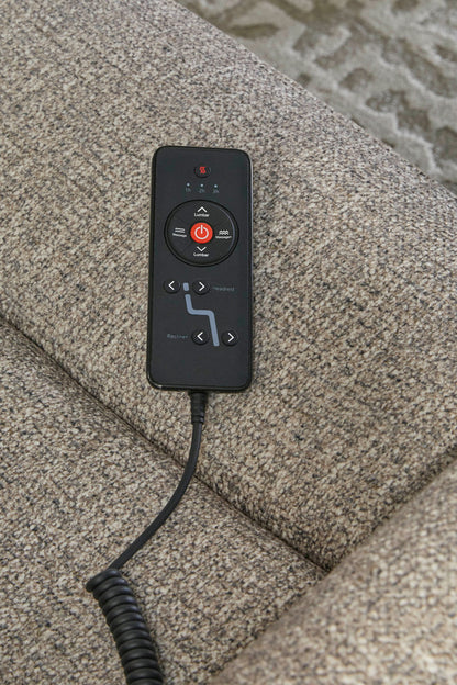 Penfield - Power Zero G Console Loveseat With Heat, Massage & Speaker P3 - Frappe