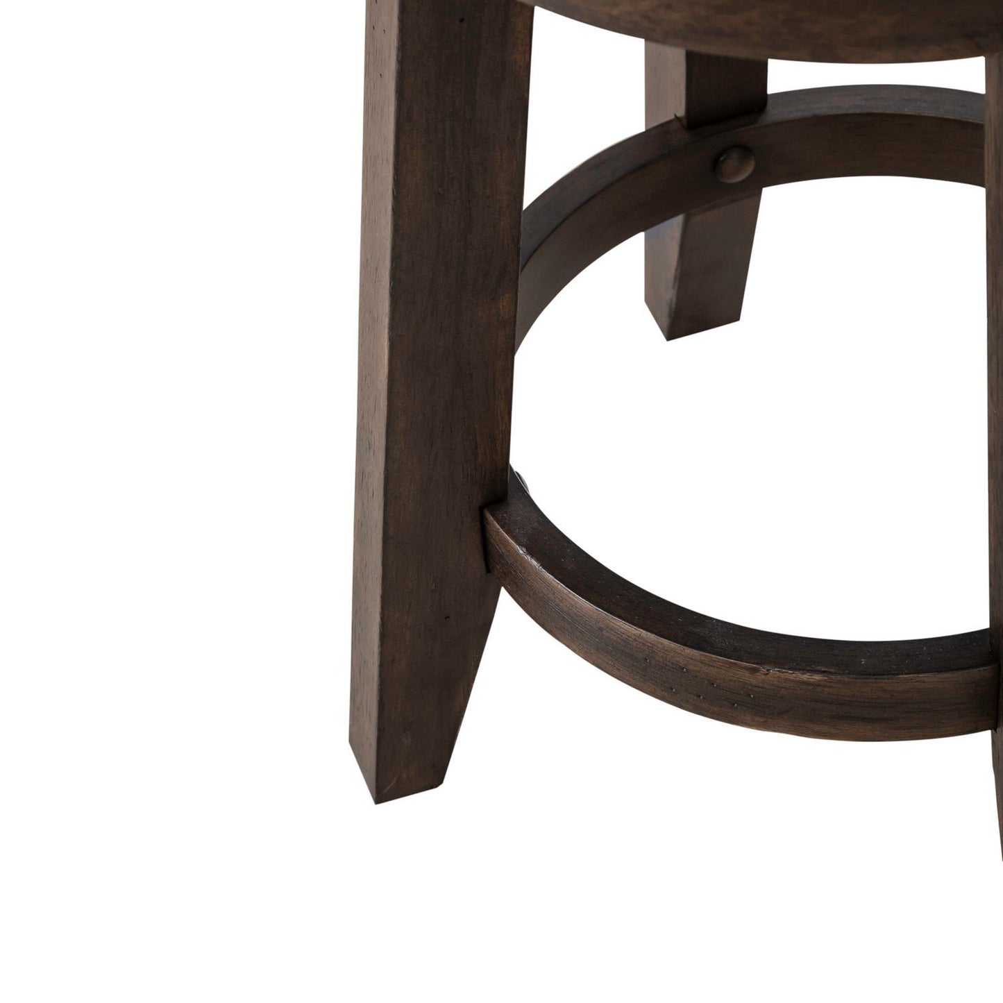 Paradise Valley - Upholstered Console Stool (RTA) - Dark Brown