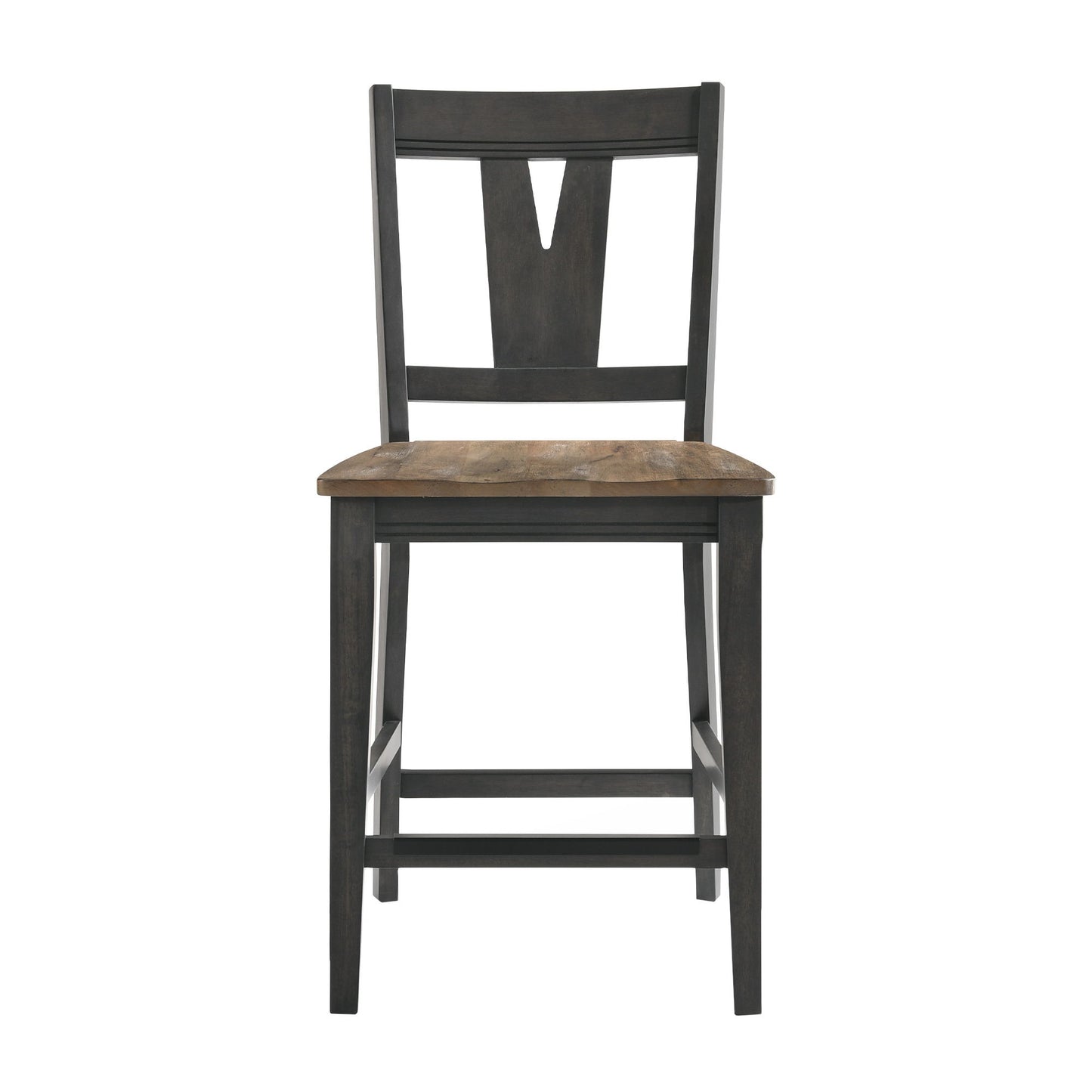 Harper - Splat Stool - Brushed Brown / Pecan