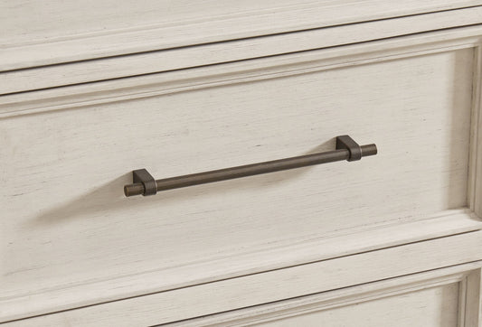 Shaybrock - Dresser And Mirror - Antique White / Brown