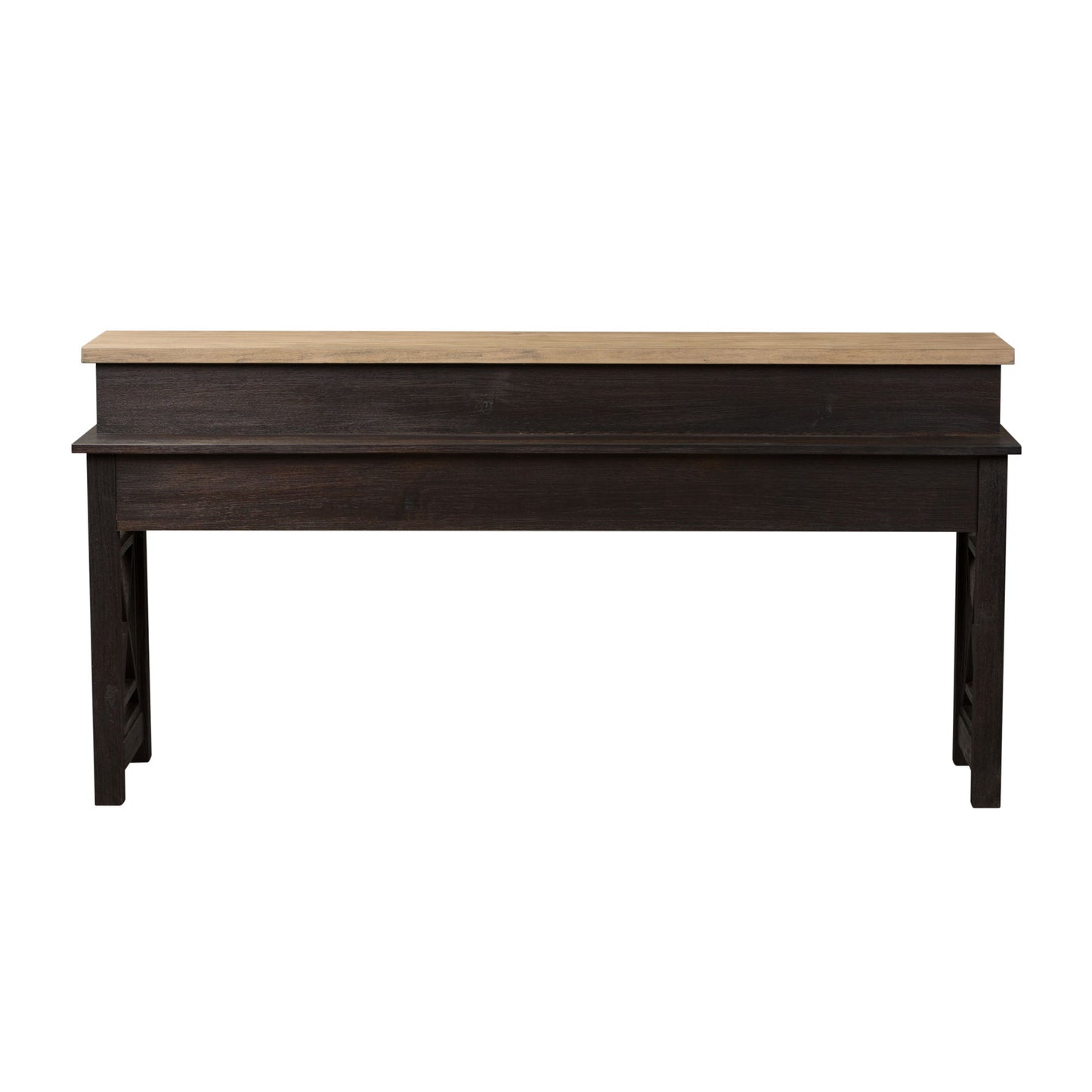 Heatherbrook - Console Bar Table - Charcoal & Ash