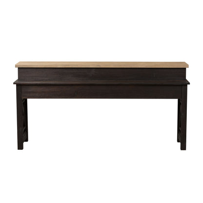 Heatherbrook - Console Bar Table - Charcoal & Ash
