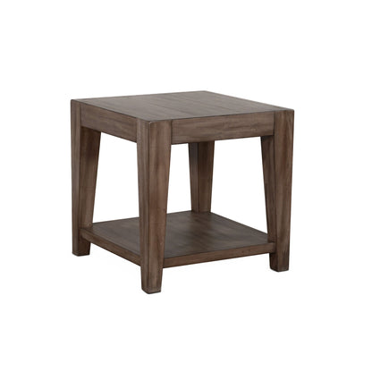 Doe Valley - Mahogany Wood Coffee Table With Casters
