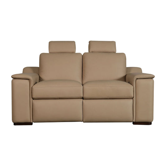 Armon - Sofa With Power Footrest & ZG - Oslo Fawn