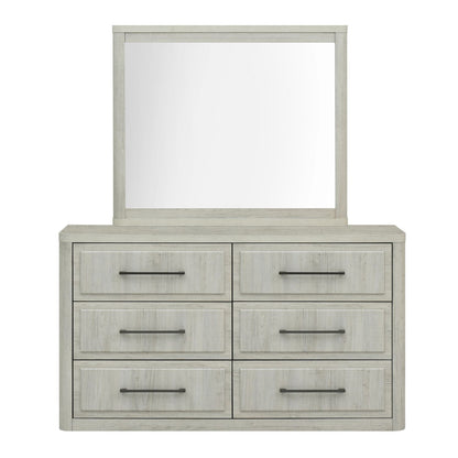 Modern Play - Dresser & Mirror - White