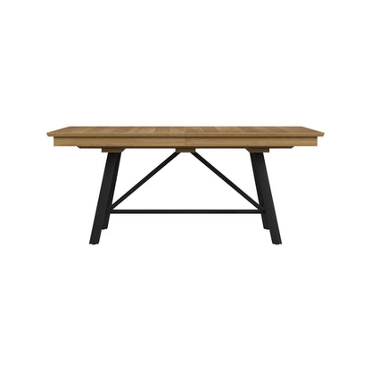 Newport - Trestle Table - Natural Oak